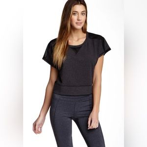 LUCY Sun Salute Mesh Cropped Pullover